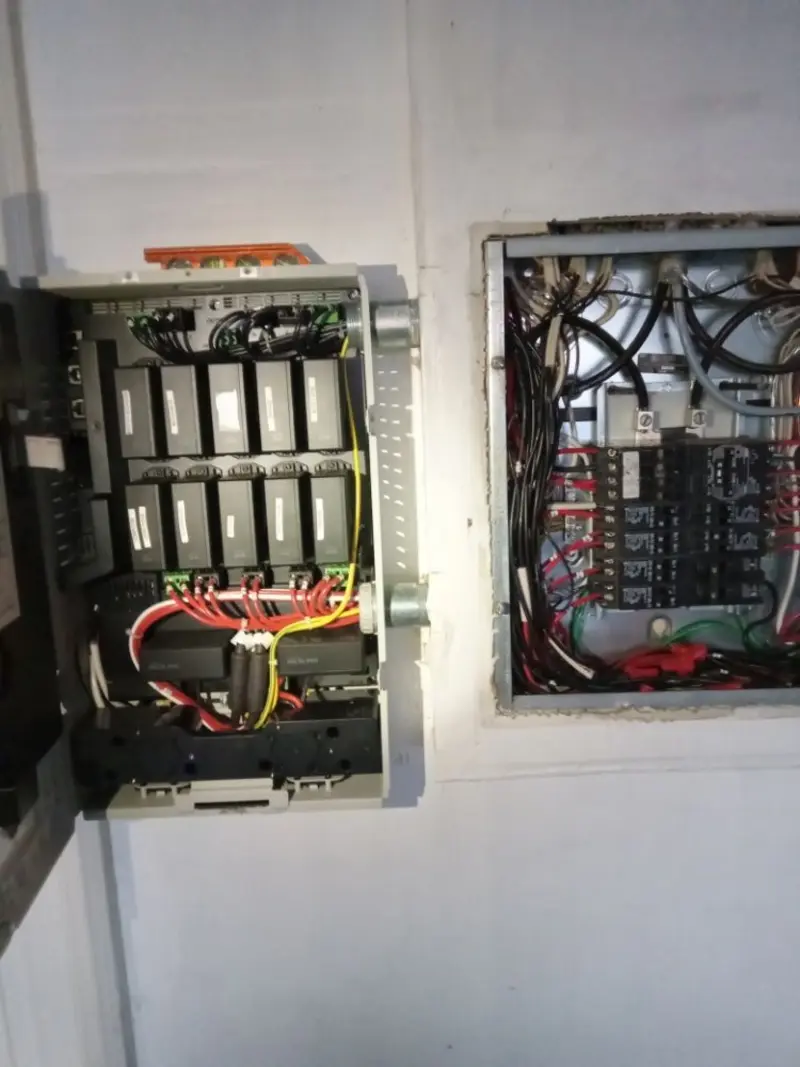 Electrical panel upgrade completed for Security Camera Wiring in Homestead